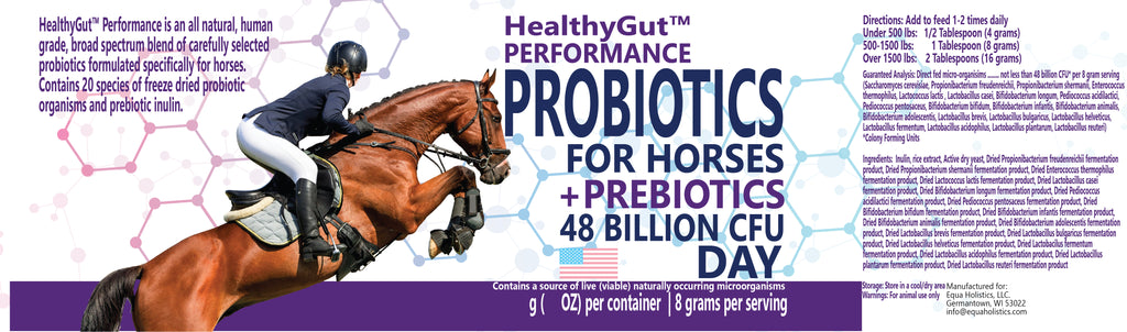 HealthyGut™ Probiotics for Horses: Performance